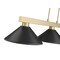 Z-Lite Cobalt Billiard, 3-Light, 14.25 In.W x 49.75 In.L x 10 In.H, Modern Gold/Matte Black 152MGLD-MMB - alternate 3